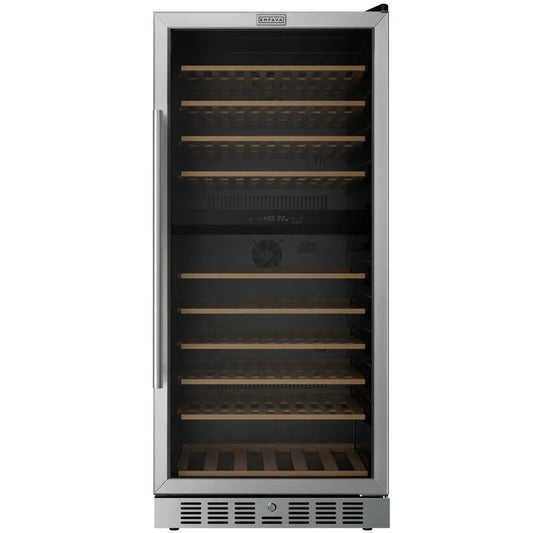 Empava 24 Inch Dual Zone Wine Cooler 53 Inch Tall Wine Refrigerator EMPV-WC14D