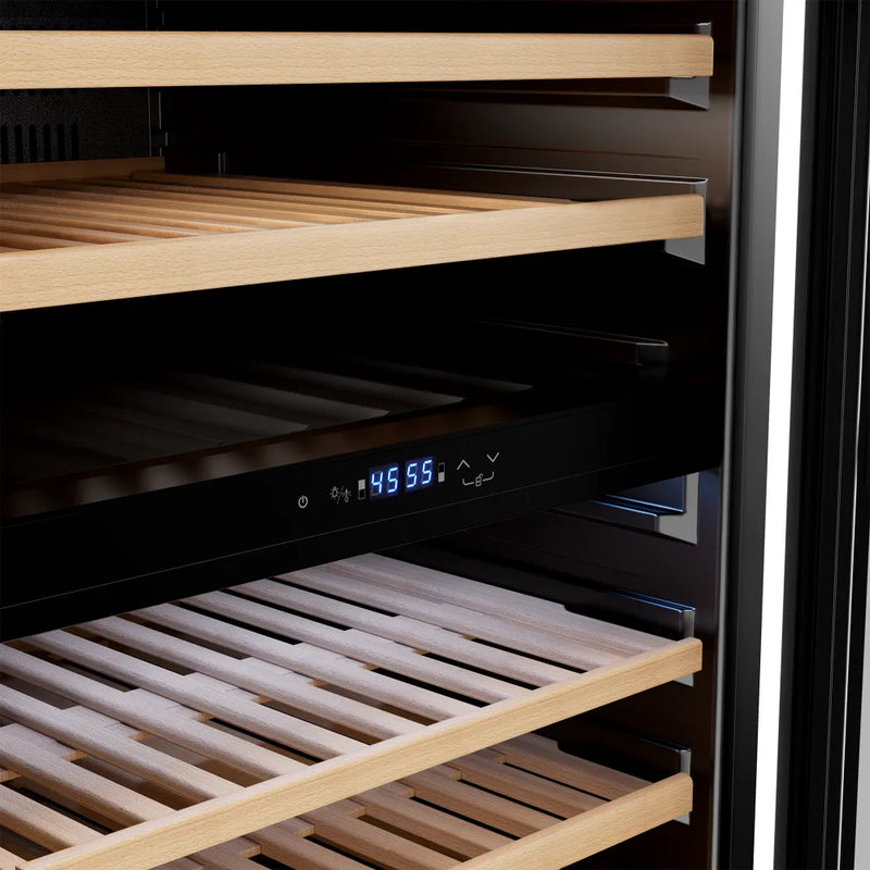 Empava 24-Inch Dual Zone Wine Cooler 67-Inch Tall Wine Refrigerator EMPV-WC16D
