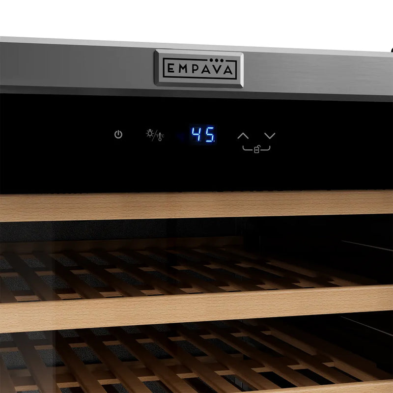 Empava 24 Inch Wine Cooler 53 Inch Tall Wine Refrigerator EMPV-WC13S