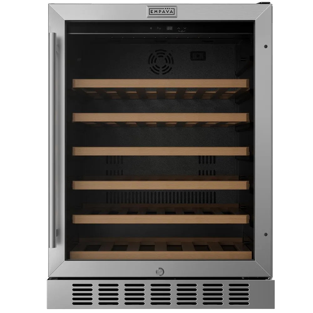 Empava 24 Inch Wine Cooler Wine Fridge 46 Bottles EMPV-WC11S