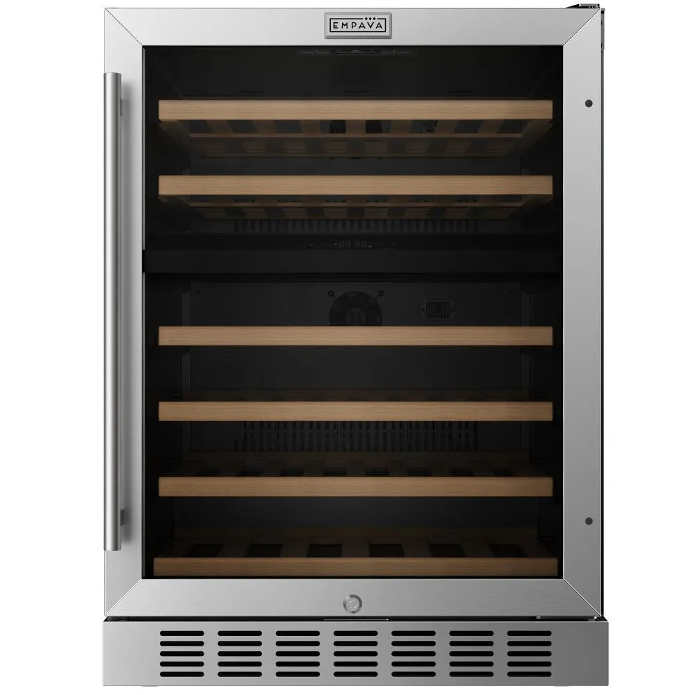 Empava 24 Inch Dual Zone Wine Cooler Wine Refrigerator EMPV-WC12D