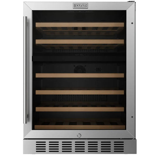 Empava 24 Inch Dual Zone Wine Cooler Wine Refrigerator EMPV-WC12D