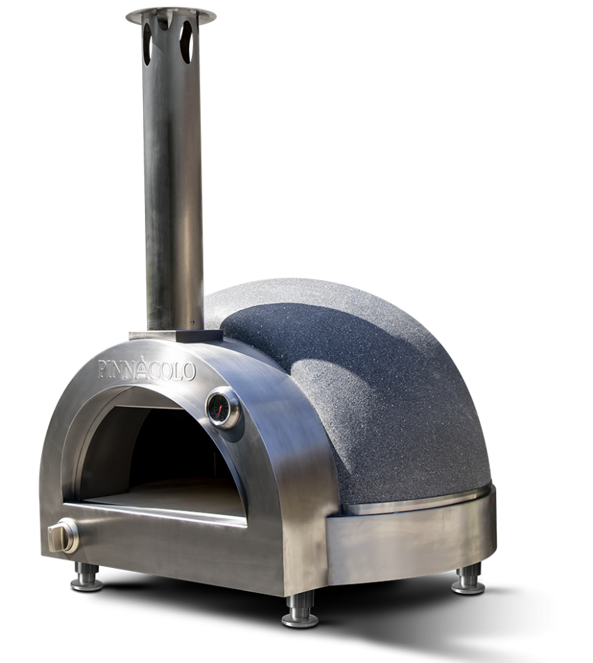 FireOneUp PINNACOLO L’ARGILLA Outdoor Freestanding Gas Fired Clay Dome Pizza Oven with Accessories PPO-8-08