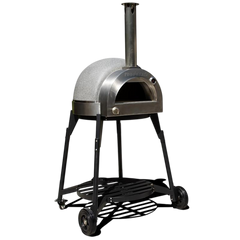 FireOneUp PINNACOLO L’ARGILLA Outdoor Freestanding Gas Fired Clay Dome Pizza Oven with Accessories PPO-8-08
