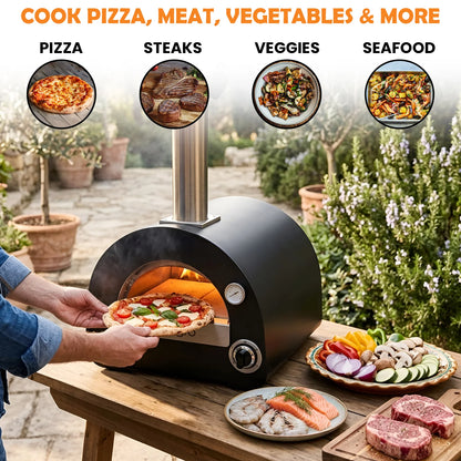 ItaliaForno Allegro Compact Outdoor Backyard Gas Pizza Oven