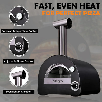 ItaliaForno Allegro Compact Outdoor Backyard Gas Pizza Oven