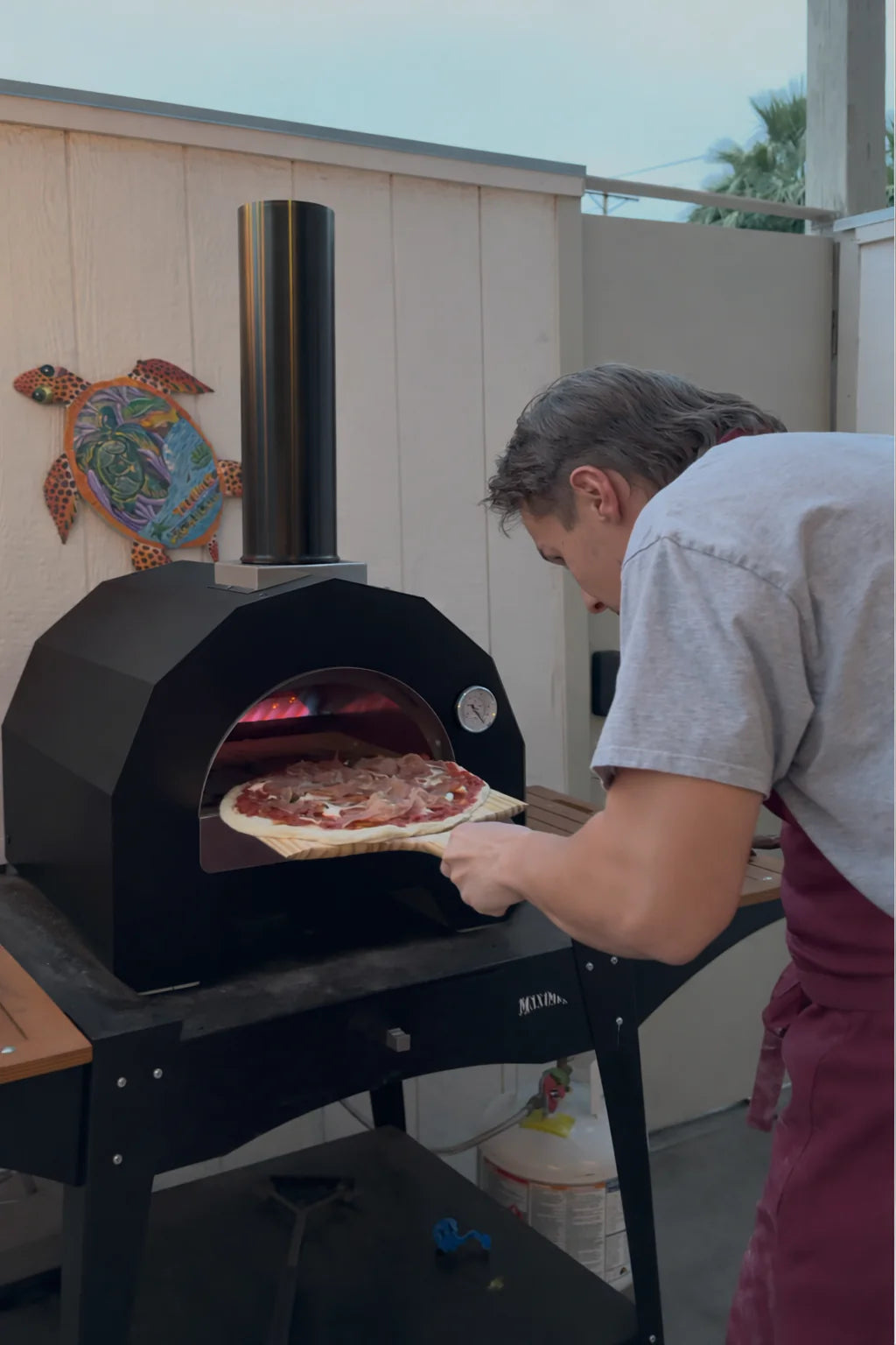 ItaliaForno Bambino Compact Outdoor Backyard Gas Pizza Oven