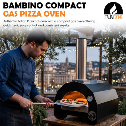 ItaliaForno Bambino Compact Outdoor Backyard Gas Pizza Oven