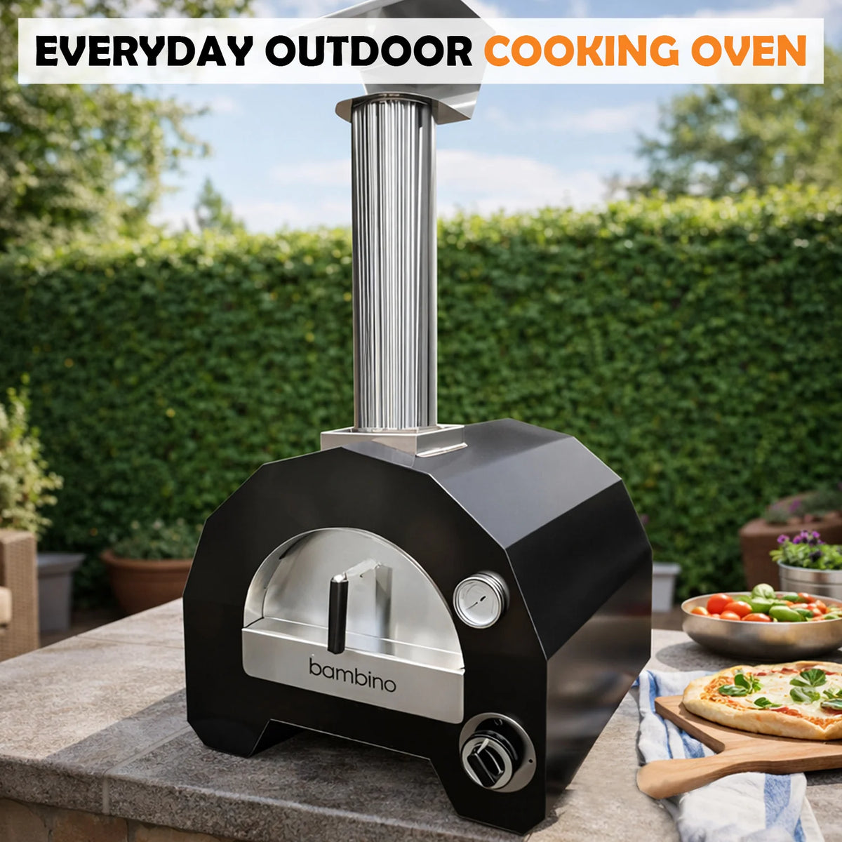ItaliaForno Bambino Compact Outdoor Backyard Gas Pizza Oven