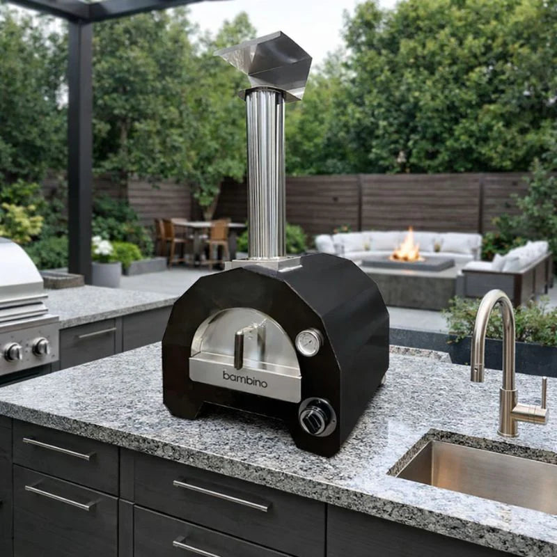 ItaliaForno Bambino Compact Outdoor Backyard Gas Pizza Oven