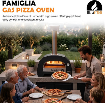 ItaliaForno Famiglia Outdoor Backyard Gas Pizza Oven