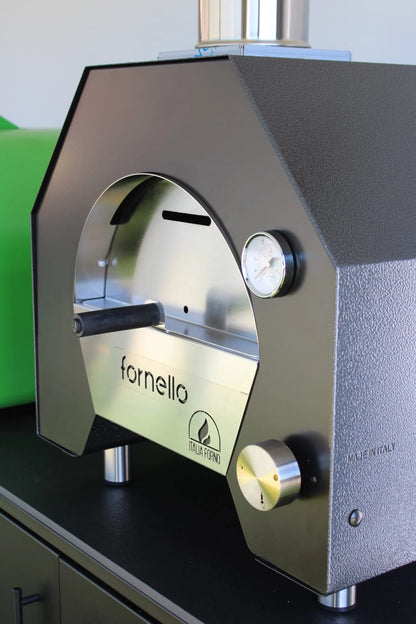 ItaliaForno Fornello Compact Outdoor Backyard Gas Pizza Oven