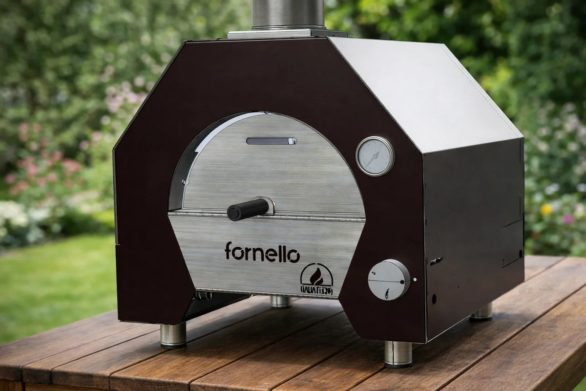 ItaliaForno Fornello Compact Outdoor Backyard Gas Pizza Oven