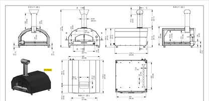 ItaliaForno Grande Pro Duo Hybrid Dual Fuel Pizza Oven