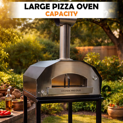 ItaliaForno Grande Pro Duo Hybrid Dual Fuel Pizza Oven