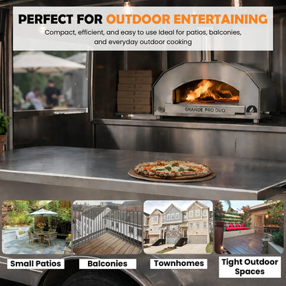 ItaliaForno Grande Pro Duo Hybrid Dual Fuel Pizza Oven