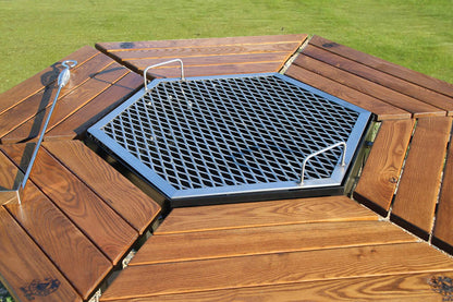 The JAG 6 Social Grill (3-in-1) BBQ Grill, Table and Fire Pit: Jag Grills
