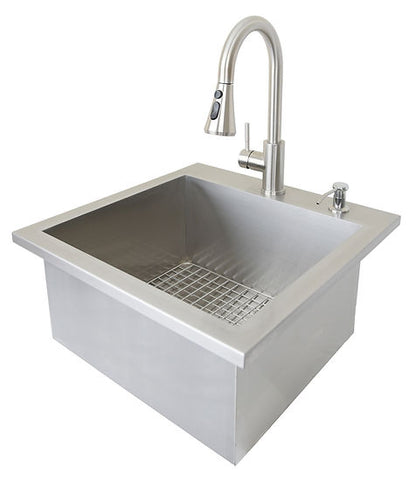 Kokomo Grills Built-In 20 x 20 Outdoor Bar Sink KO-2020-BS