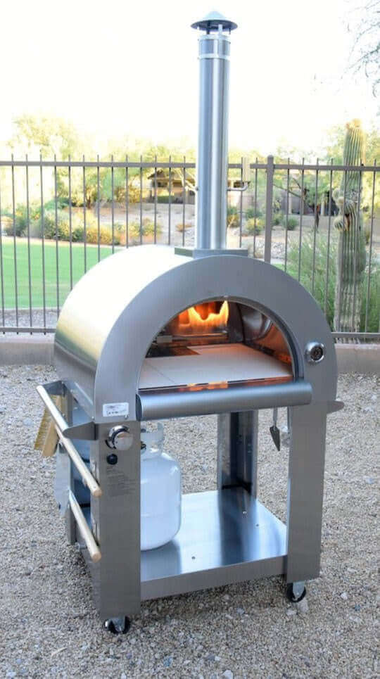 Kokomo 32” Outdoor Dual Fuel Freestanding Pizza Oven – Prime Pizza
