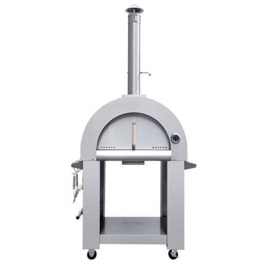 Kokomo 32” Outdoor Wood-Fired Freestanding Pizza Oven & Stand