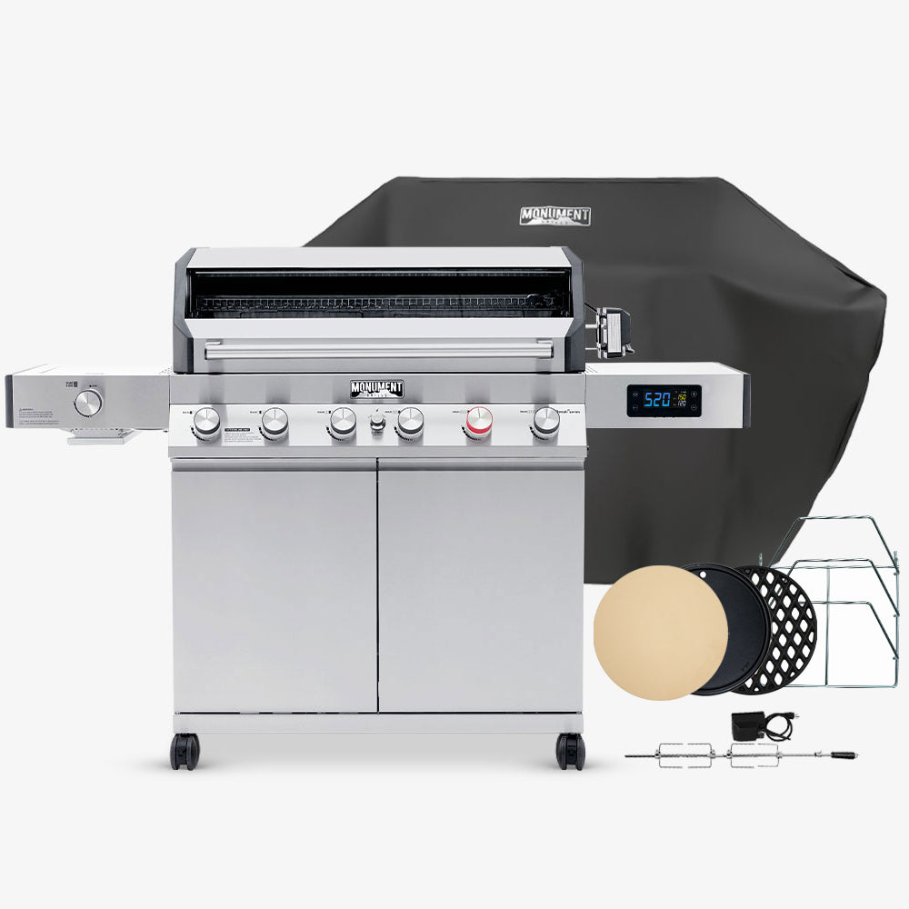 Monument Grills Denali 605Pro Stainless Smart Propane Gas Grill