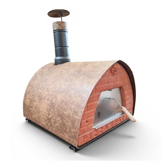 Pizza Party 70 x 70cm "Corten" Countertop Wood-Fired Pizza Oven