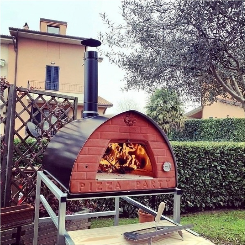 Pizza Party Large 70 x 90cm Pizzone Freestanding Wood-Fired Pizza Oven