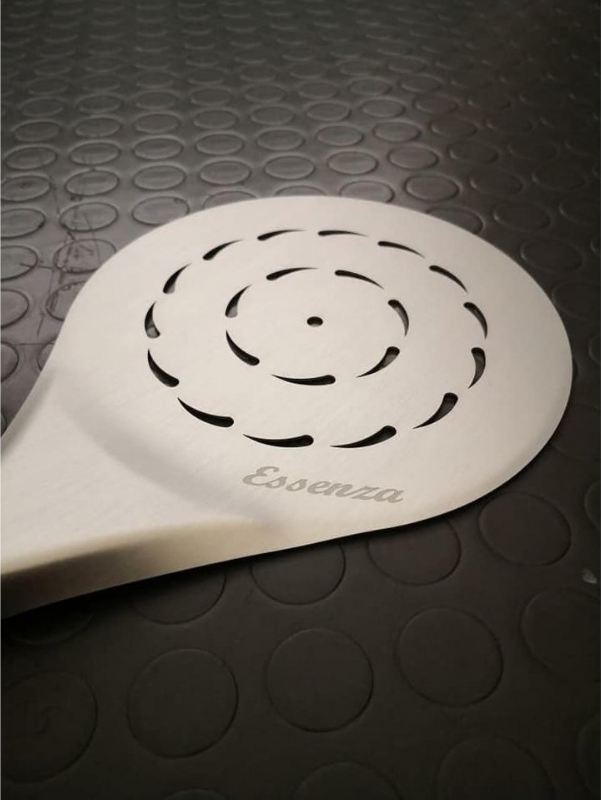 Pizza Party Essenza Aluminum Perforated Round Turning Pizza Peel 18cm (7”): Lightweight and Flexible