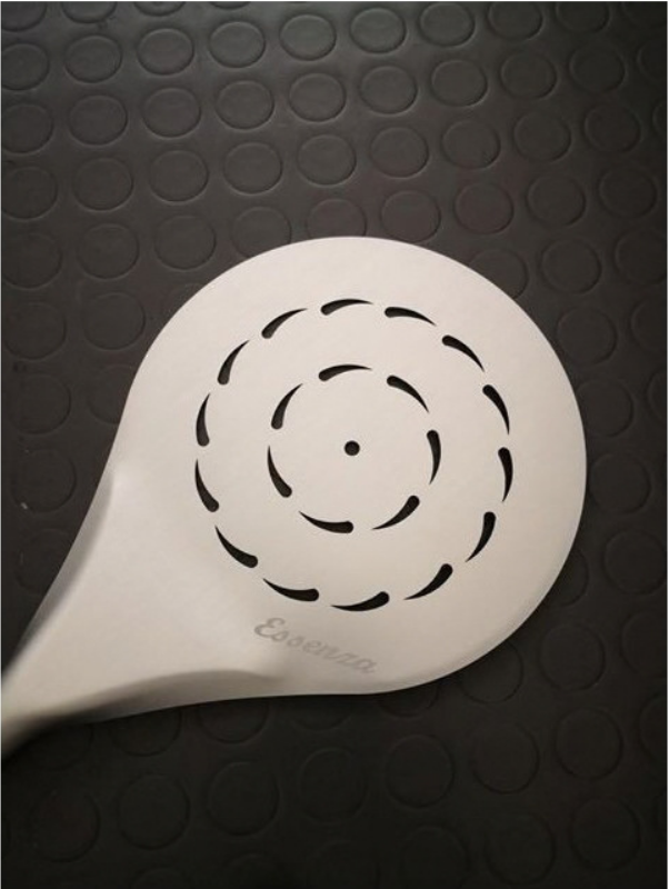 Pizza Party Essenza Aluminum Perforated Round Turning Pizza Peel 18cm (7”): Lightweight and Flexible