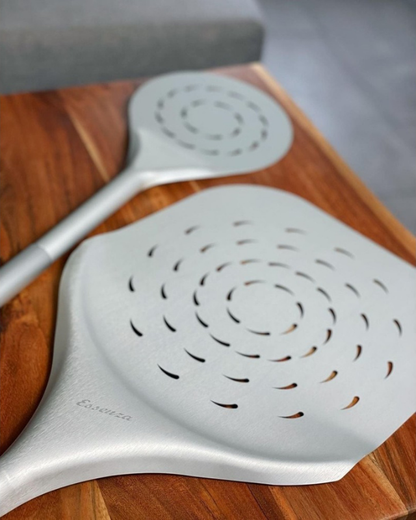 Pizza Party Essenza Aluminum Perforated Round Turning Pizza Peel 18cm (7”): Lightweight and Flexible