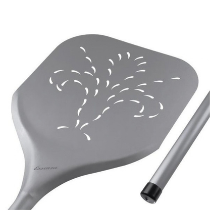 Pizza Party Essenza GIGLIO Aluminum Perforated Pizza Peel 33 x 32cm (12.9” x 12.5”): Lightweight and Flexible
