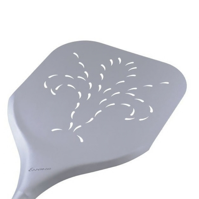 Pizza Party Essenza GIGLIO Aluminum Perforated Pizza Peel 33 x 32cm (12.9” x 12.5”): Lightweight and Flexible