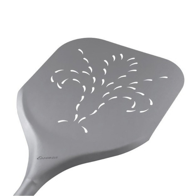 Pizza Party Essenza GIGLIO Aluminum Perforated Pizza Peel 33 x 32cm (12.9” x 12.5”): Lightweight and Flexible