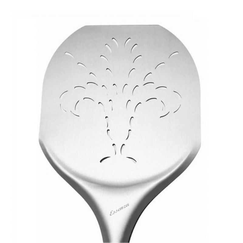 Pizza Party Essenza GIGLIO Aluminum Semi-Round Perforated Pizza Peel 33 x 32cm (12.9” x 12.5”): Lightweight and Flexible