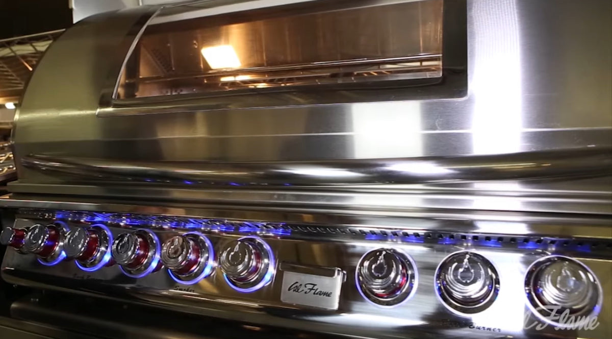Cal Flame Top Gun 5 Burner Built-In Convection Gas Grill BBQ19875CTG