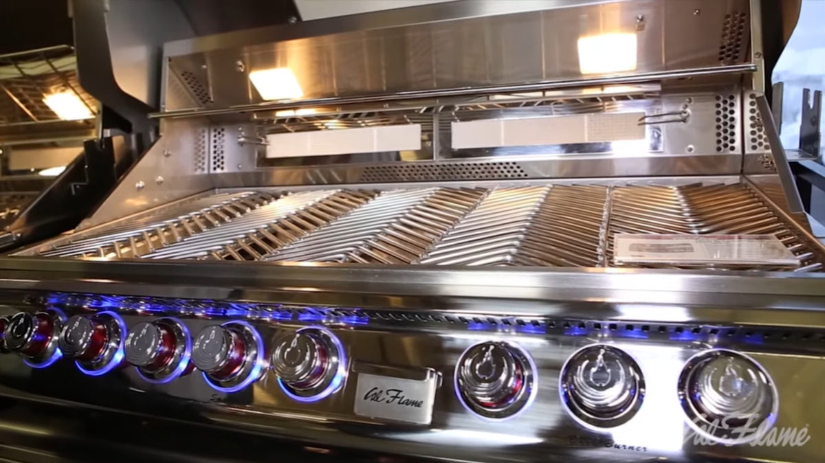 Cal Flame Top Gun 5 Burner Built-In Convection Gas Grill BBQ19875CTG