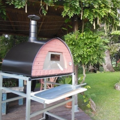 Pizza Party Superlight Aluminum Cart/Support with Wheels for Bollore Pizza Oven Models (70 x 70cm)