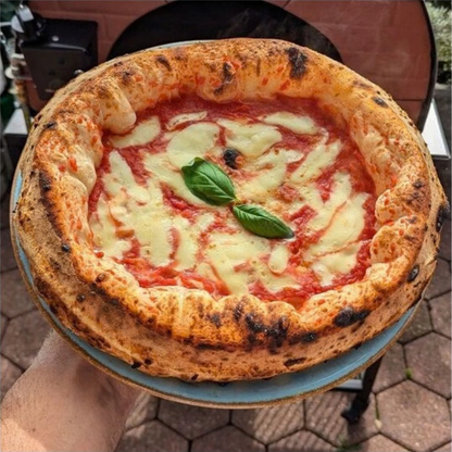 Pizza Party Outdoor 70 x 70cm Bollore "GUNMETAL" Floor (60 x 60cm) Freestanding Multi-Fuel Pizza Oven
