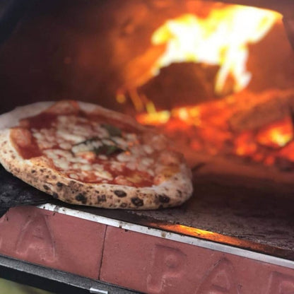 Pizza Party 70 x 70cm "STONE" Floor Outdoor Countertop Wood-Fired Pizza Oven