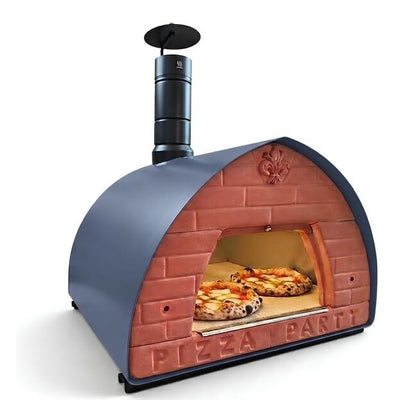 Pizza Party 70 x 70cm "STONE" Floor Outdoor Countertop Wood-Fired Pizza Oven