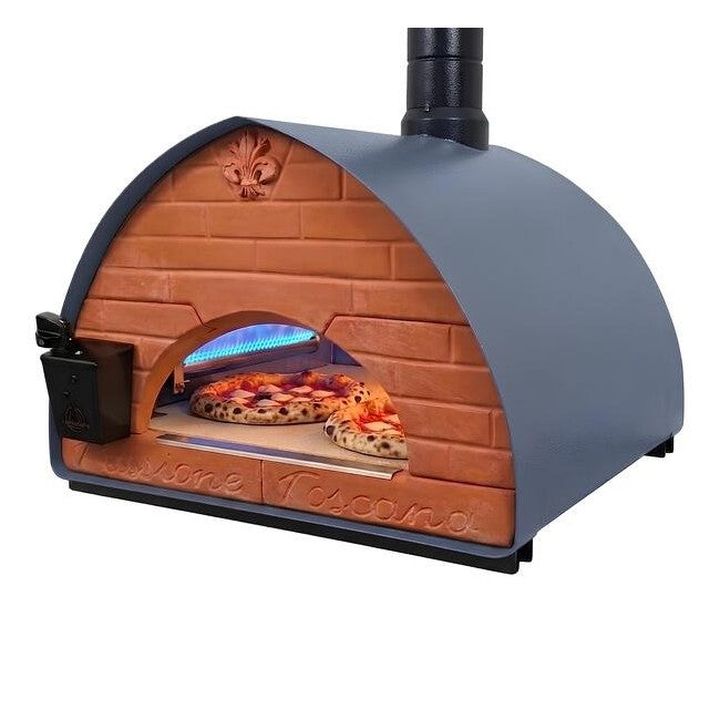 Pizza Party Outdoor 70 x 70cm Bollore "STONE" Floor (60 x 60cm) Freestanding Multi-Fuel Pizza Oven
