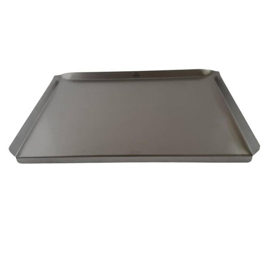Pizza Party Stainless Steel Dough Board with Raised Side Edges to Contain Flour (60 x 44cm)
