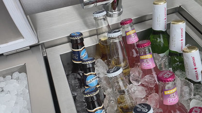 Kokomo Grills 30” Built-In Bartender Cocktail Station with Sink Bottle Opener and Ice Chest